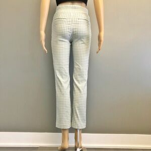 SUZY Pastel Green Gingham Plaid Cottagecore High Rise Trousers Pants. Medium